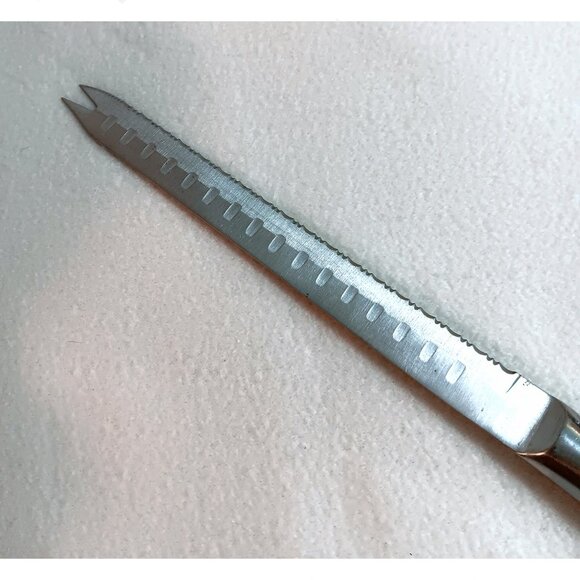 Forever Sharp Surgical Stainless Steel Tomato knife 13", blade 8.25" forked end - Picture 2 of 5